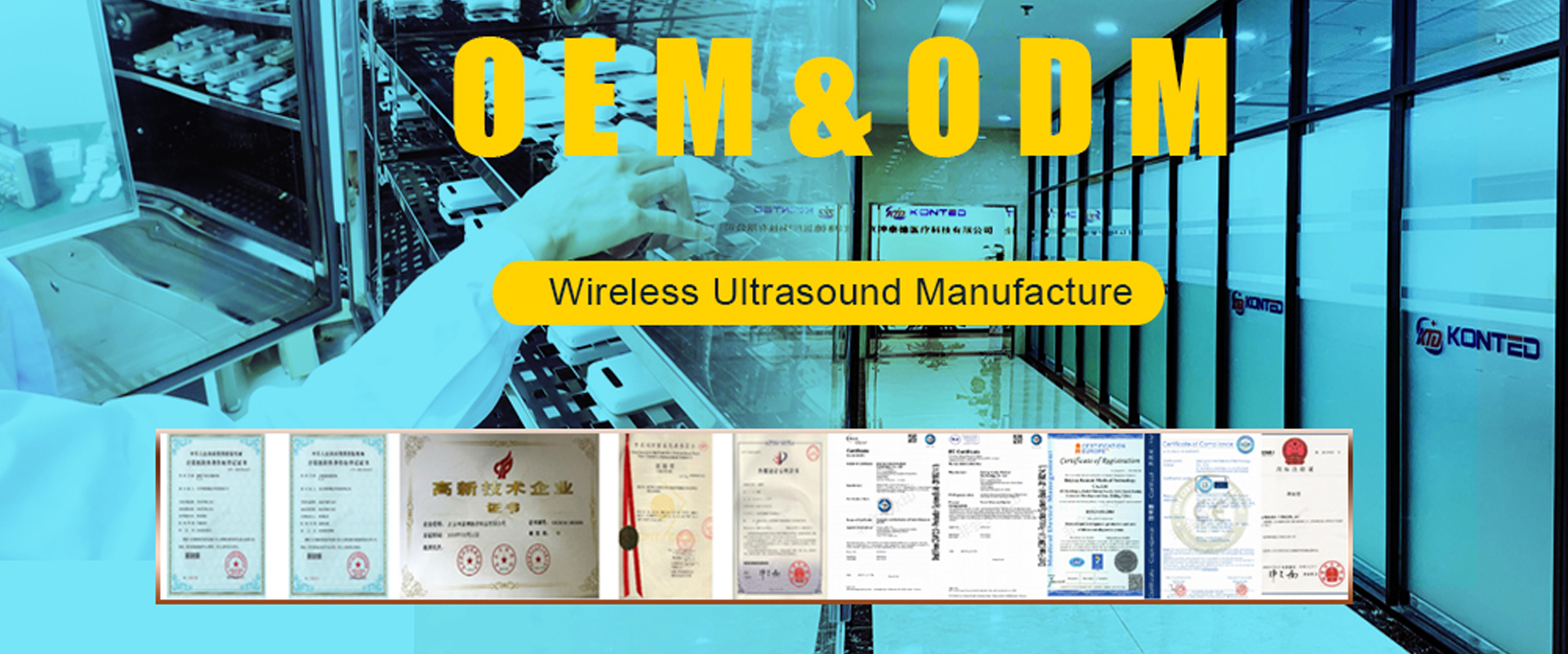 Fabricant portatif d'échographie OEM/ODM
