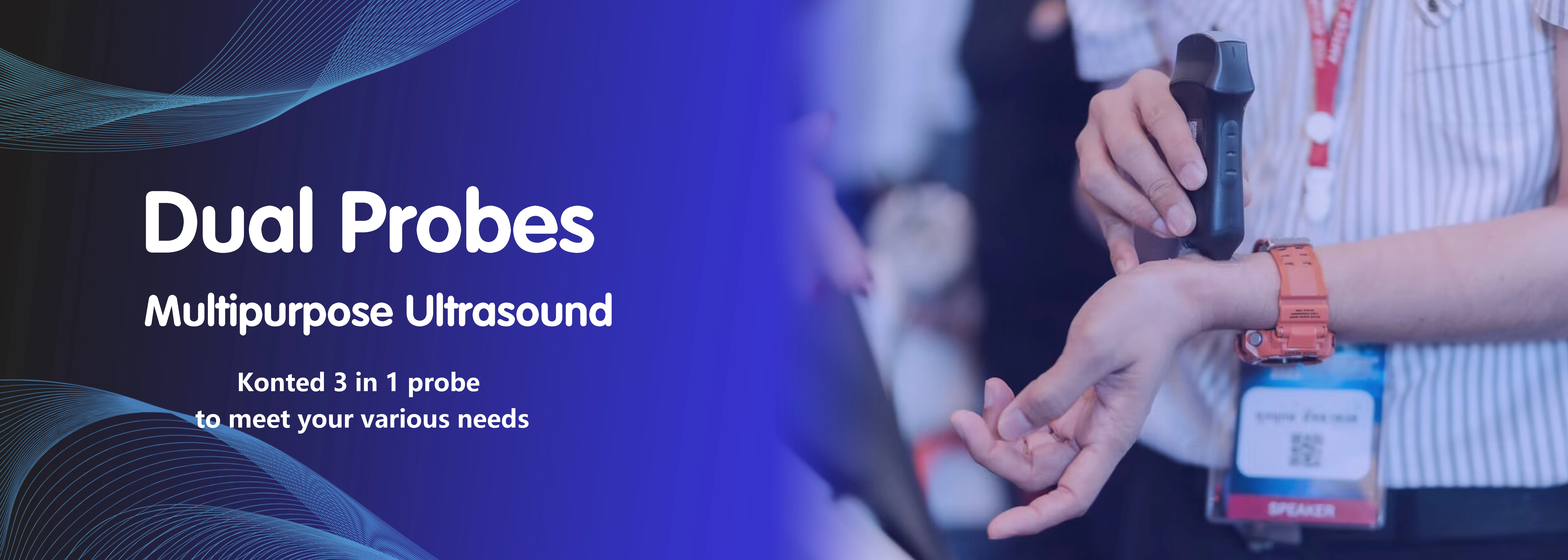 Échographie polyvalente à doubles sondes